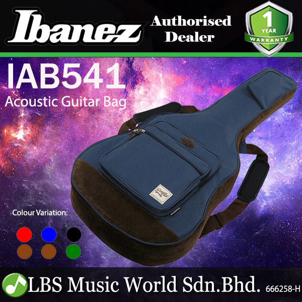Ibanez IAB541 Powerpad Padded Canvas Gig Bag for Acoustic Guitar (IAB 541)