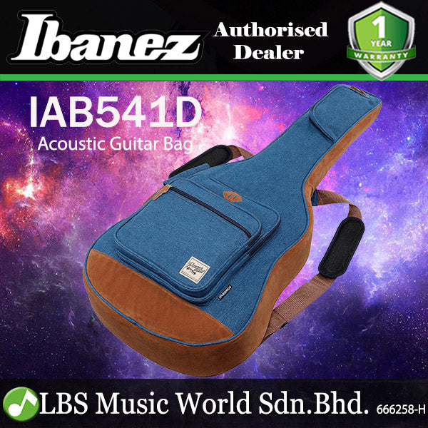 Ibanez IAB541D Powerpad Canvas Gig Bag for Acoustic Guitar - Blue (IAB541 D)