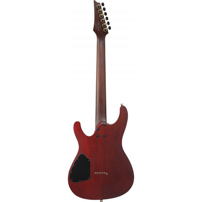 Ibanez SEW761FM Solid Meranti Body Flame Maple Top Electric Guitar HSS Pickup with  Rosewood Fretboard - Natural Flat