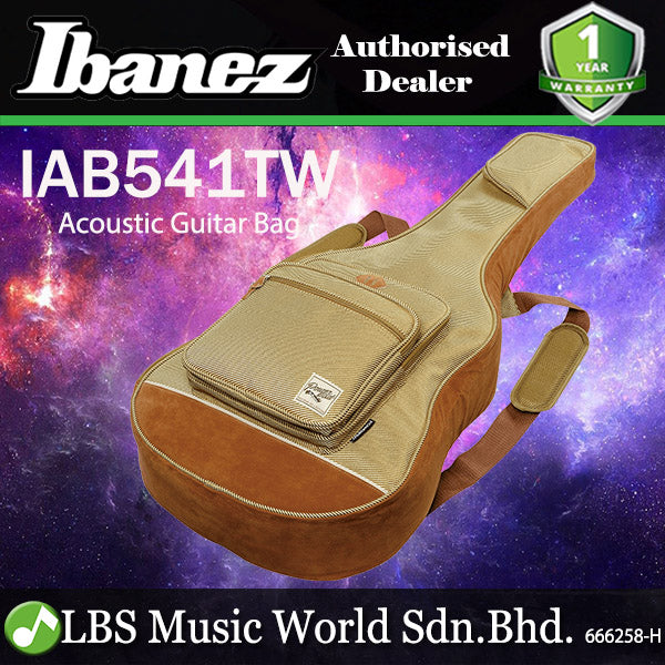 Ibanez IAB541TW Powerpad Canvas Gig Bag for Acoustic Guitar - Tweed (IAB541 TW)