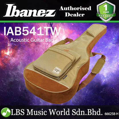 Ibanez IAB541TW Powerpad Canvas Gig Bag for Acoustic Guitar - Tweed (IAB541 TW)
