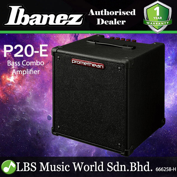 Ibanez P20E 1x8 Inch Promethean 20 Watt Bass Combo Amplifier (P20 P20 E)