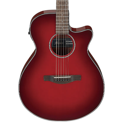 Ibanez AEG51 Spruce Top Acoustic Electric Guitar - Transparent Red Sunburst (AEG 51)