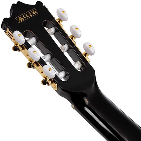 Ibanez GA11CE Cutaway Classical Body Acoustic Electric Guitar - Black  (GA11 CE)