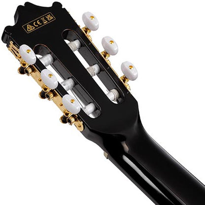 Ibanez GA11CE Cutaway Classical Body Acoustic Electric Guitar - Black  (GA11 CE)