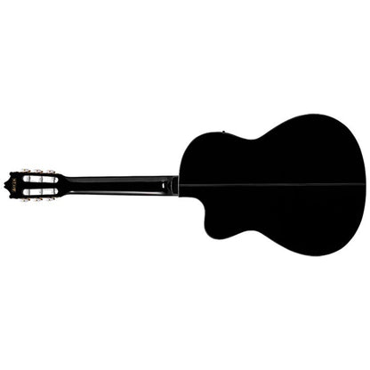 Ibanez GA11CE Cutaway Classical Body Acoustic Electric Guitar - Black  (GA11 CE)