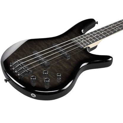 Ibanez GSR280QA 4 String Electric Bass Guitar - Transparent Black Sunburst (GSR280 QA)