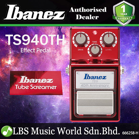 Ibanez TS940TH 40th Anniversary Edition Tube Screamer Overdrive Guitar Effect Pedal (TS9 40TH)
