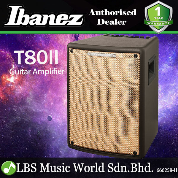 Ibanez T80II 1x8 Inch Troubadour 80 Watt Acoustic Guitar Amplifier (T80II E)