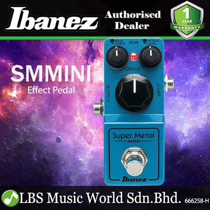 Ibanez SM MINI Super Metal Mini Guitar Effects Pedal (SM MINI)