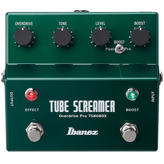 Ibanez TS808DX Tube Screamer Overdrive Pro Deluxe Guitar Effects Pedal (TS808 DX)