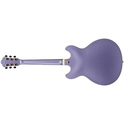 Ibanez AS73G Hollowbody Electric Guitar with HH Pickup - Metallic Purple Flat (AS73 G)
