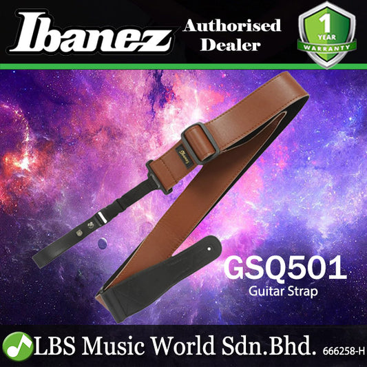Ibanez GSQ501 Quick Acoustic Guitar Strap - Brown