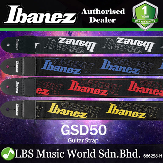 Ibanez GSD50 P6 Nylon Guitar Strap - Ibanez Logo