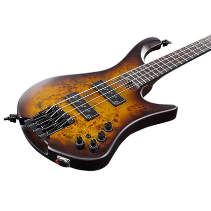 Ibanez EHB1500 African Mahogany Body Electric Bass Guitar - Dragon Eye Burst Flat (EHB1500-DEF)