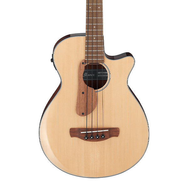 IBANEZ AEGB30E Mahogany Body Acoustic Electric Guitar Bass - Natural High Gloss