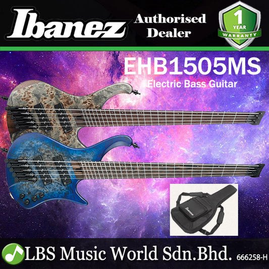 Ibanez EHB1505MS 5 String African Mahogany Body Electric Bass Guitar with Bag (EHB1505 MS)