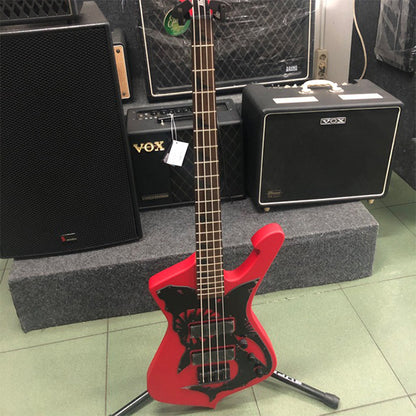 [Display] Ibanez ICB010LTD Limited Edition 4 String Electric Bass Guitar - Flat Red