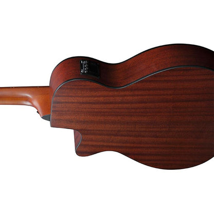 IBANEZ AEGB30E Mahogany Body Acoustic Electric Guitar Bass - Natural High Gloss