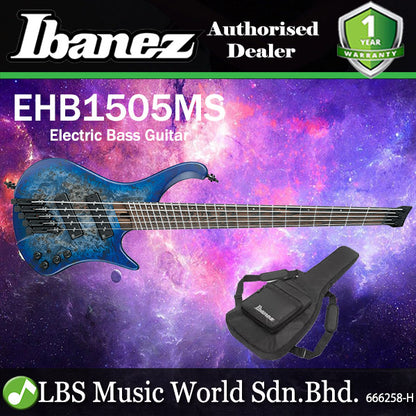 Ibanez EHB1505MS 5 String African Mahogany Body Electric Bass Guitar with Bag (EHB1505 MS)