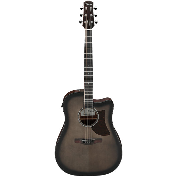Ibanez AAD50CE Advanced Grand Dreadnought Body Acoustic Electric Guitar - Transparent Charcoal Burst Low Gloss (AAD50 CE)