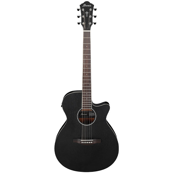 Ibanez AEG7MH AEG Acoustic Electric Guitar Sapele Top Open Pore - Weathered Black (AEG7 MH)