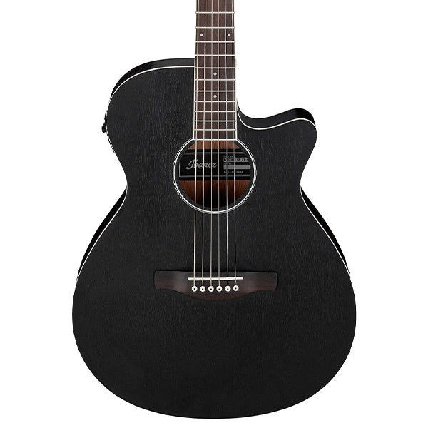 Ibanez AEG7MH AEG Acoustic Electric Guitar Sapele Top Open Pore - Weathered Black (AEG7 MH)