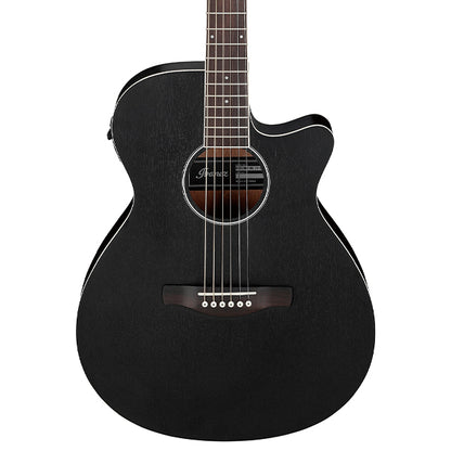 Ibanez AEG7MH AEG Acoustic Electric Guitar Sapele Top Open Pore - Weathered Black (AEG7 MH)