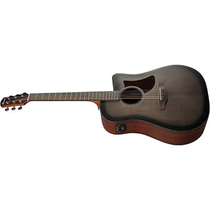 Ibanez AAD50CE Advanced Grand Dreadnought Body Acoustic Electric Guitar - Transparent Charcoal Burst Low Gloss (AAD50 CE)