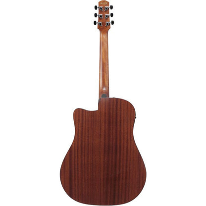 Ibanez AAD50CE Advanced Grand Dreadnought Body Acoustic Electric Guitar - Transparent Charcoal Burst Low Gloss (AAD50 CE)