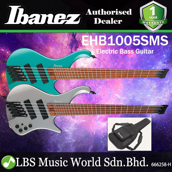 Ibanez EHB1005SMS 5 String American Basswood Body Electric Bass Guitar with Bag (EHB1005 SMS)