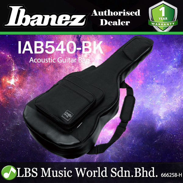 Ibanez IAB540 Powerpad Designer Collection Gig Bag For Acoustic Guitar - Black