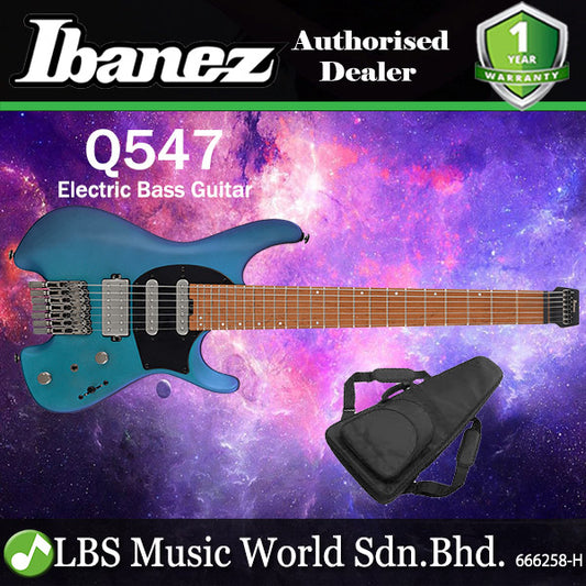 Ibanez Q547 Nyatoh Body with SS Pickup Electric Guitar - Blue Chameleon Metallic Matte