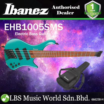 Ibanez EHB1005SMS 5 String American Basswood Body Electric Bass Guitar with Bag (EHB1005 SMS)