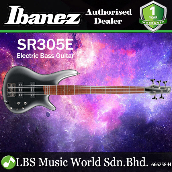 Ibanez SR305E 5 String Nyatoh Body Electric Bass Guitar - Midnight Gray Burst