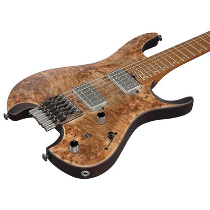 Ibanez Q52PB Nyatoh Body with HH pickup Electric Bass Guitar -  Antique Brown Stained