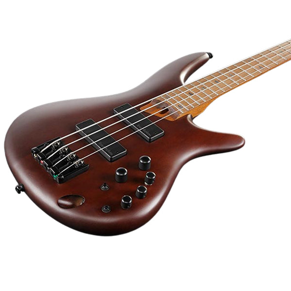 Ibanez SR500E Mahogany Body Electric Bass Guitar - Black Aurora Burst Gloss