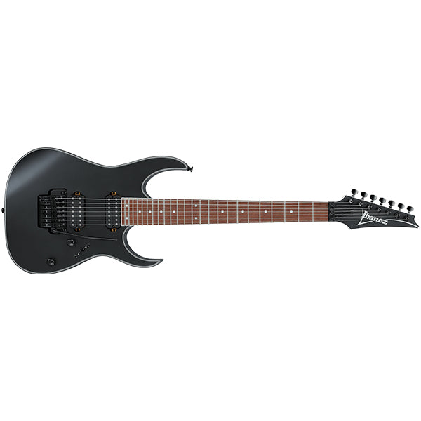 [Discontinued] Ibanez RG7320EX 7 String Meranti Body with HH Pickup Electric Guitar - Black Flat