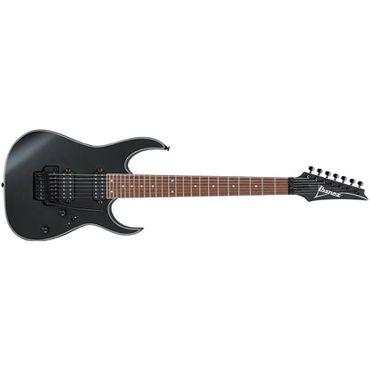 [Discontinued] Ibanez RG7320EX 7 String Meranti Body with HH Pickup Electric Guitar - Black Flat
