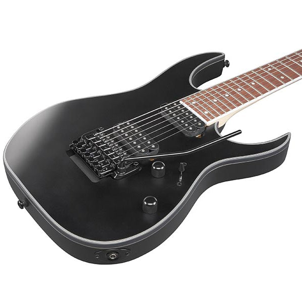 [Discontinued] Ibanez RG7320EX 7 String Meranti Body with HH Pickup Electric Guitar - Black Flat
