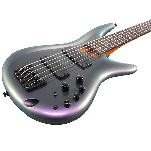 Ibanez SR505E 5 String Okoume Body Electrik Bass Guitar - Black Aurora Burst Gloss (SR505 E)