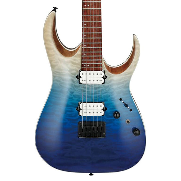 Ibanez RGA42HPQM 6 String Nyatoh Body Quilted Maple Top Electric Guitar Blue Iceberg Gradation (RGA42 RGA42HPQM-BIG)