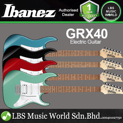 Ibanez GRX40 Electric Guitar With HSS Pickup, Maple Neck and Jatoba Fretboard (GRX-40 GRX 40)