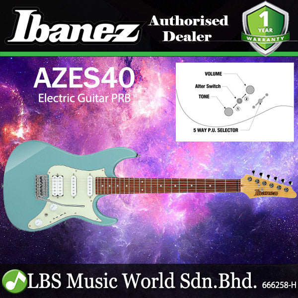Ibanez AZES40 AZ Series Electric Guitar With HSS Pickup And Tremolo (AZES 40)