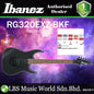 Ibanez RG320EXZ Meranti Body Electric Guitar with HH Pickups - Black Flat (RG320 EXZ)