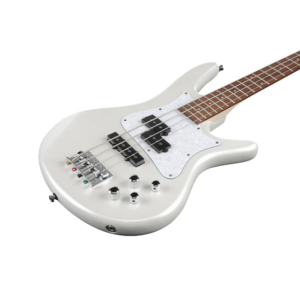 Ibanez SRMD200D 4 String Poplar Body Electric Bass Pearl White (SRMD 200D SRMD200D-PW)