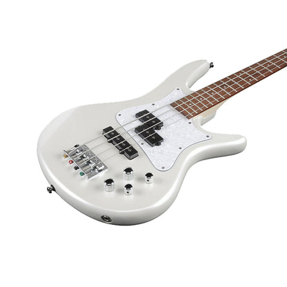 Ibanez SRMD200D 4 String Poplar Body Electric Bass Pearl White (SRMD 200D SRMD200D-PW)