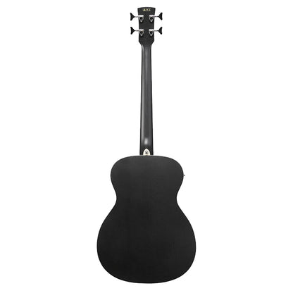 Ibanez PCBE14MH 4 String Grand Concert Body Okoume Top Acoustic Electric Bass Weathered Black Open Pore (PCBE14MH-WK)