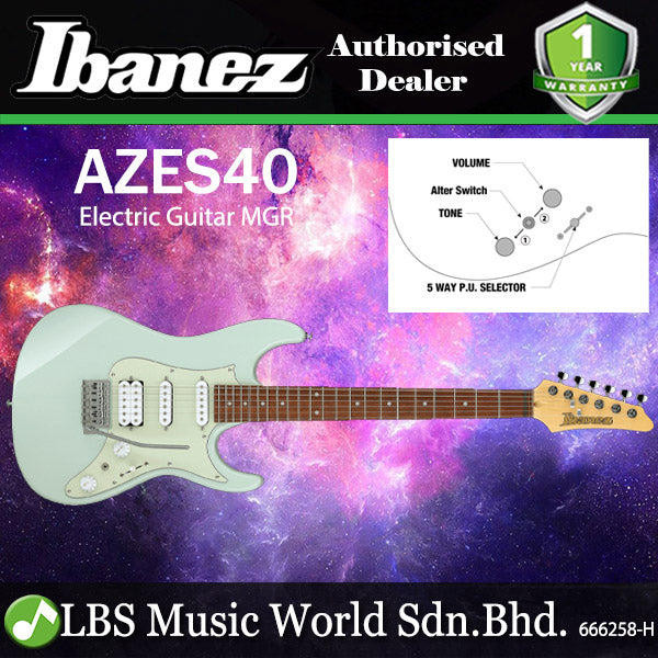 Ibanez AZES40 AZ Series Electric Guitar With HSS Pickup And Tremolo (AZES 40)