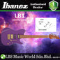 Ibanez LB1 Lari Basilio Signature Ash Body Electric Guitar with HSS Pickup and Tremolo - Violet (LB 1)